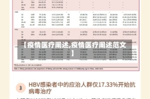 【疫情医疗阐述,疫情医疗阐述范文】