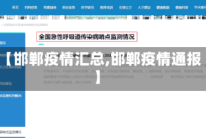 【邯郸疫情汇总,邯郸疫情通报】