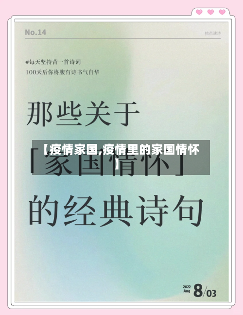 【疫情家国,疫情里的家国情怀】-第1张图片