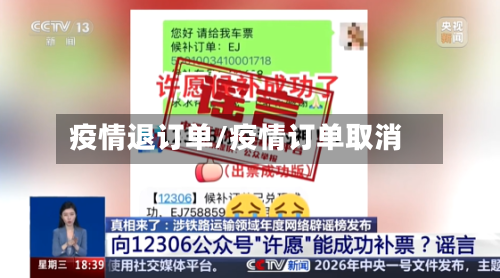 疫情退订单/疫情订单取消-第3张图片