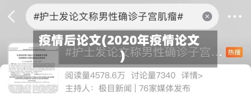 疫情后论文(2020年疫情论文)-第3张图片