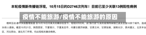 疫情不能旅游/疫情不能旅游的原因-第3张图片