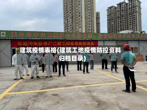 建筑疫情表格(建筑工地疫情防控资料归档目录)-第3张图片