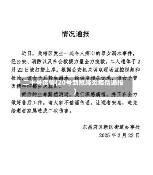 二十号疫情(20号新冠肺炎疫情通报)-第2张图片