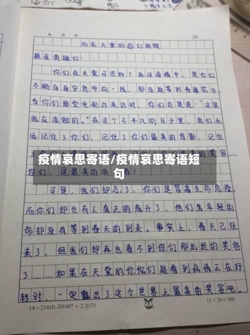 疫情哀思寄语/疫情哀思寄语短句-第2张图片