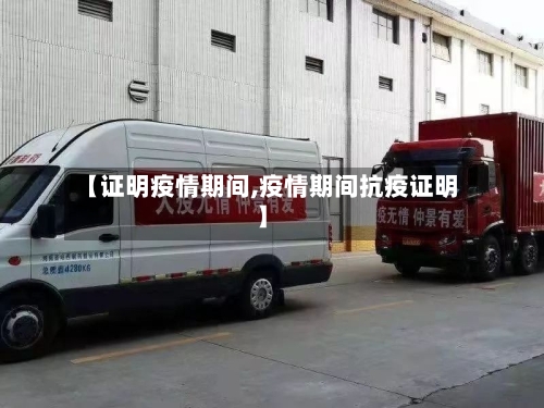 【证明疫情期间,疫情期间抗疫证明】-第3张图片