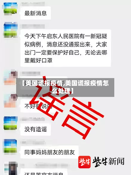 【美国谎报疫情,美国谎报疫情怎么处理】-第2张图片