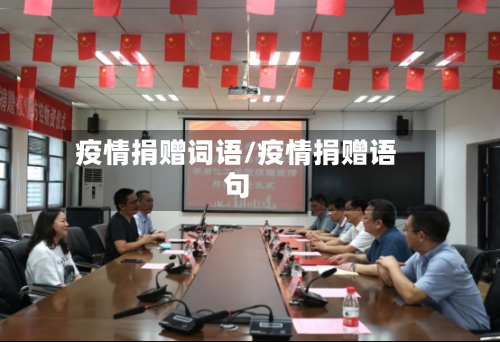 疫情捐赠词语/疫情捐赠语句-第1张图片