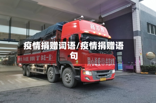 疫情捐赠词语/疫情捐赠语句-第2张图片